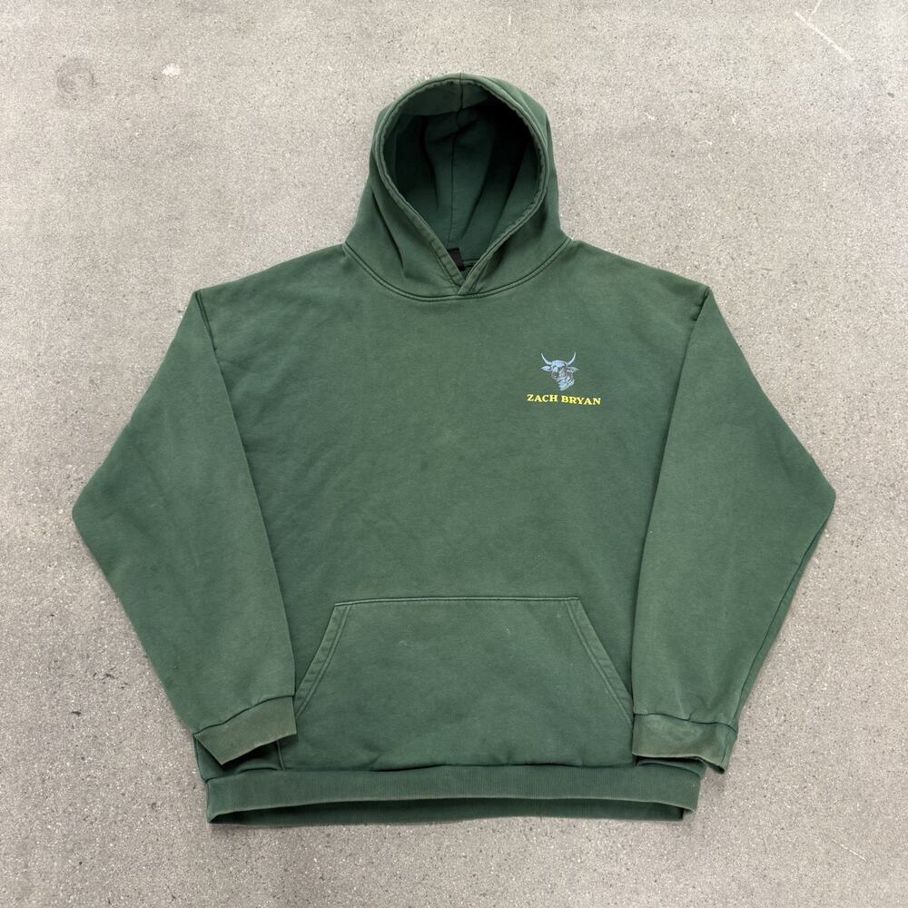 Zack Bryan Hoodie Burn Burn Burn Tour 2023 Concert Merch Size XXL